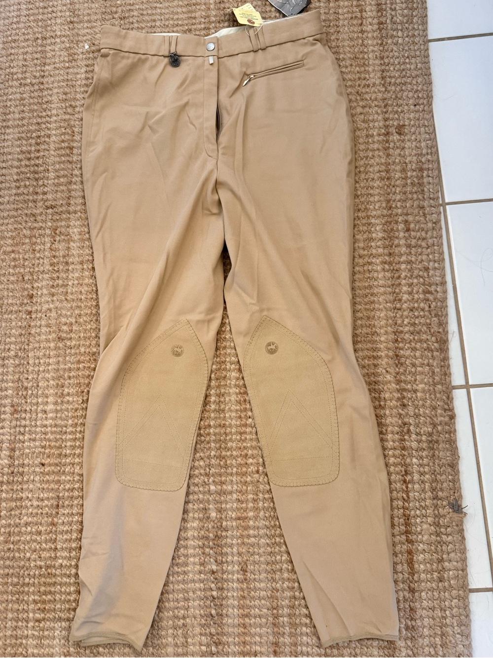 NWT Women's PIKEUR Riding Breeches in Tan - 34L